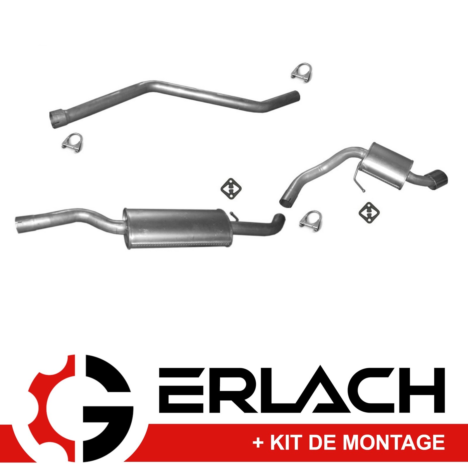 Échappement silencieux BMW E81 E87 F20 pour optimiser les gaz moteurs de Série 1