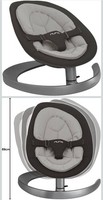 Nuna Leaf Curv Bouncer/Rocker in Black/Dusk -Excellent Condition
