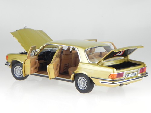 Mercedes W116 450 SEL 6.9 S-Klasse inka gold met Modellauto Norev 1:18 - Bild 3 von 7