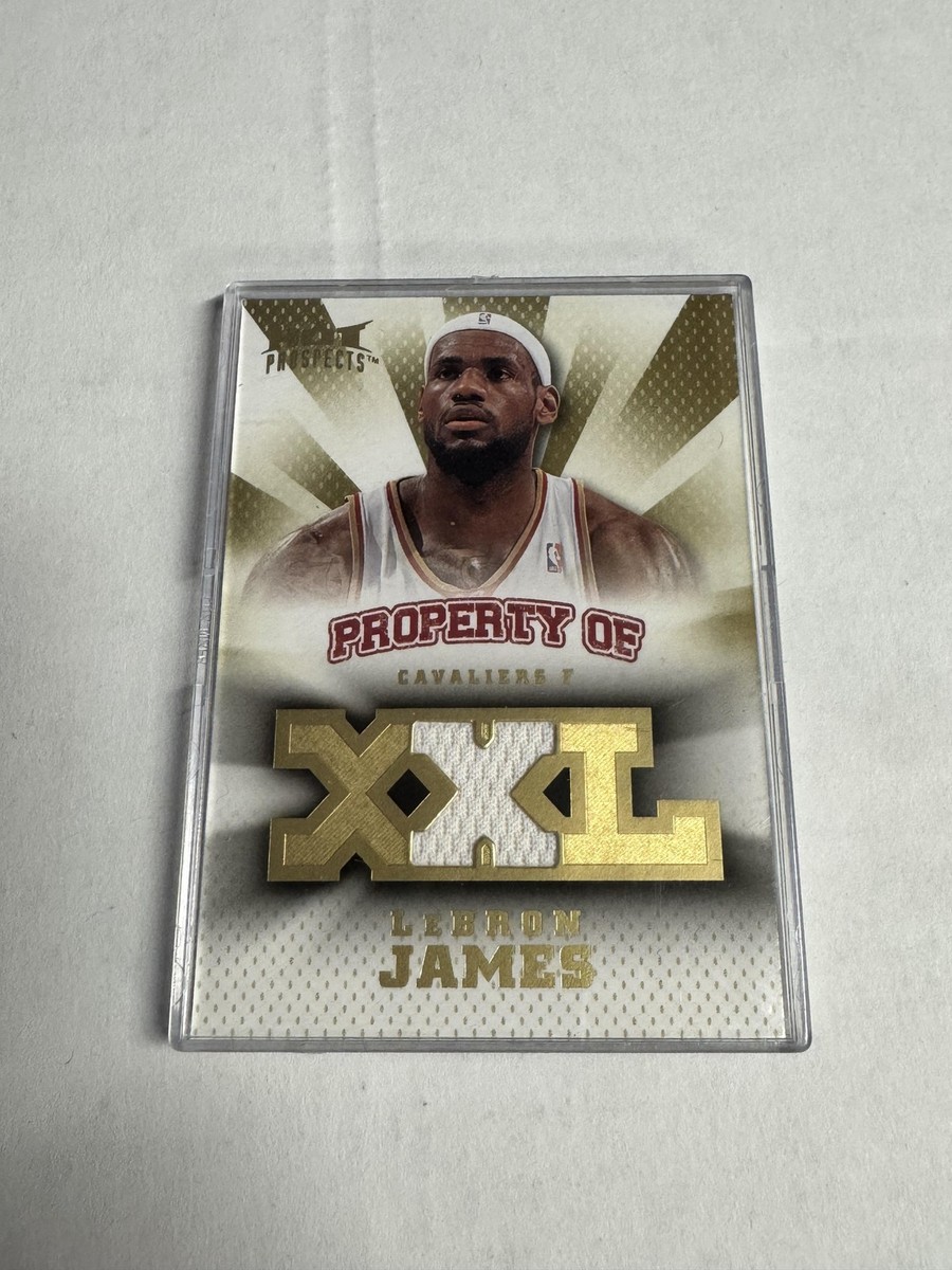 2008-09 Fleer Hot Prospects #PO-LJ LeBron James Game Used Jerseys 