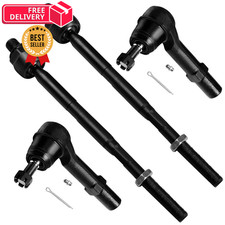 SCITOO 4pcs Front Suspension Kit Inner Tie Rod End Outer Fit...