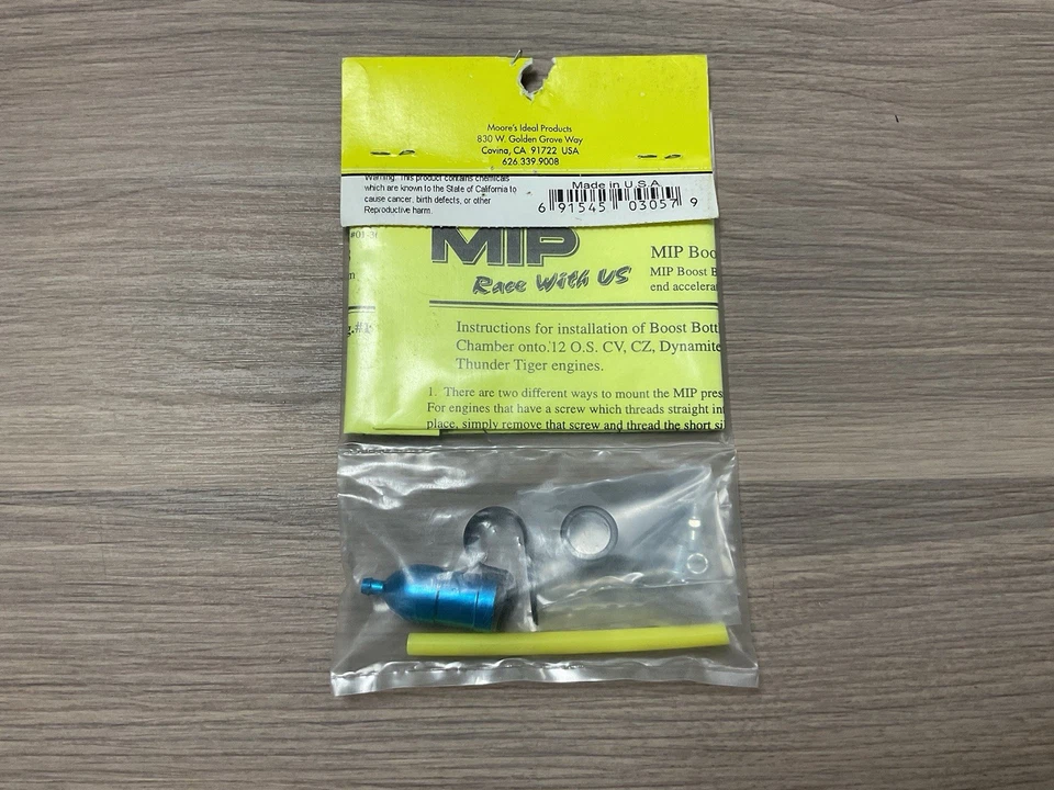 Vintage Mip Boost 3057 Bottle Kit Rare Nos Os Cv Cz Rc10 Nitro Ds Rc10gt Rs4 - Image 2 of 2