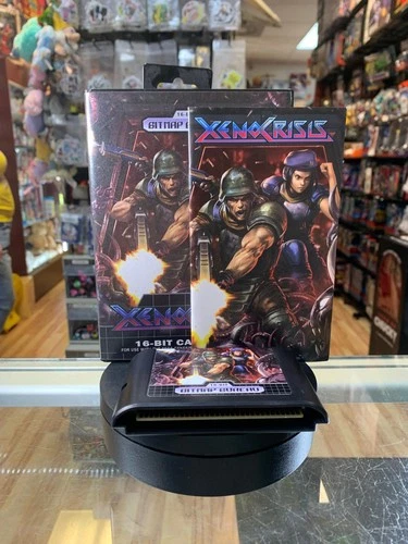 Xeno Crisis (Sega Genesis, Vintage Video Games) COMPLETE