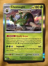Pokémon Cards: Chesnaught 7/86 | Rare Holofoil | ME: Chaos Rising - Pokémon TCG