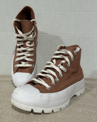 Womens Converse Chuck Taylor All Star Lugged Platform Brown Sz 8.5 US      A17