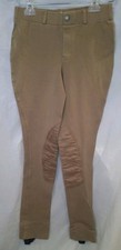 Girls Tuff Rider Beige Horse Riding Pants with Straps Size 16