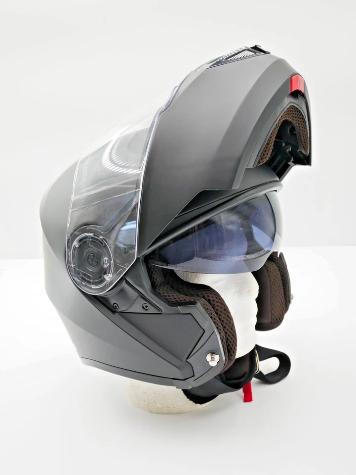 TORC T27B Modular Helmet with Integrated Blinc Bluetooth Flat Black Size Large - Image 4 of 4