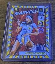 Rickea Jackson 2025 Panini Donruss WNBA Net Marvels Press Proof #6 Sparks