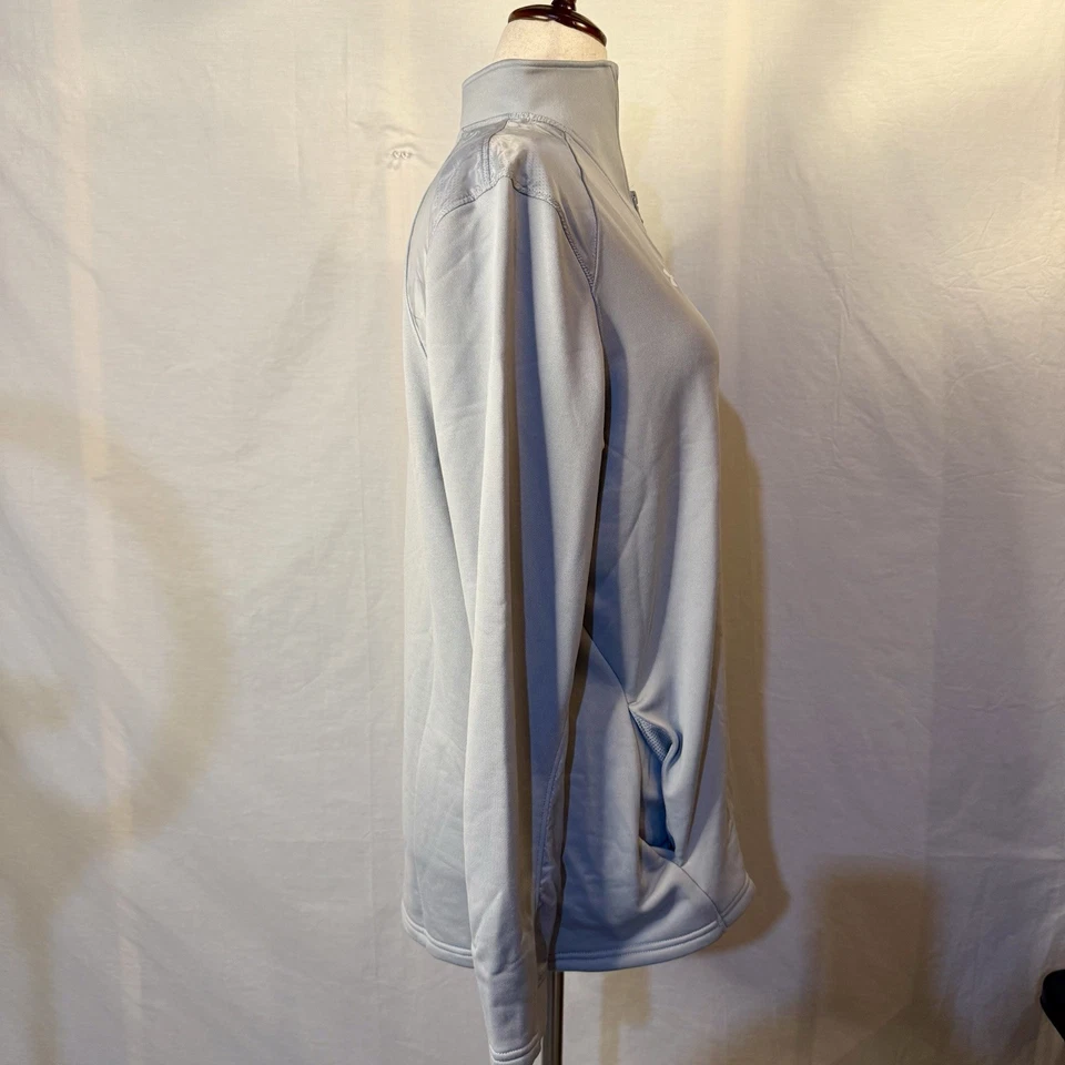 Top pulóver Under Armour UA Command 1/4 cremallera para mujer talla XL gris Foto 3 de 4