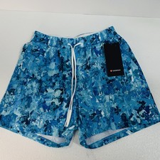 Lululemon Pool Short 5 Linerless Floral Blue ...