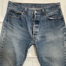 Levis 501 Jeans Mens 32x28.5 Actual Tag 35x32 Button Fly Made Mexico VTG
