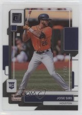 2022 Panini Chronicles Clearly Donruss Purple 23/25 Jose Siri #6 15g5