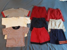 Vintage 90  s/Y2K Baby Boy Kids Clothes Lot 9pc T-shirts  Shorts 18mo, 24mo  3T