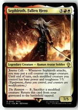 MTG Sephiroth, Fallen Hero Commander: FINAL FANTASY LP Magic The Gathering