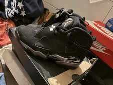 Air Jordan 6 Chrome Men's Sneakers Size 9.5 Black/Silver, 2022 DX2836-001