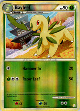 Bayleef Reverse Holo Uncommon HeartGold SoulSilver 35/123 NM on eBay
