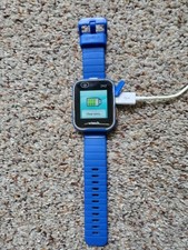 Reloj inteligente Vtech DX2 Kidizoom azul para niños, reloj de juguete de aprendizaje para niños, sin cargador