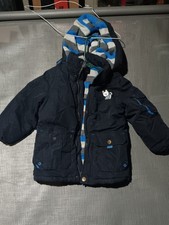 Carter  s Toddler Boys 3-in-1 HOODED JACKET Size 5t Water Repellant Blue P