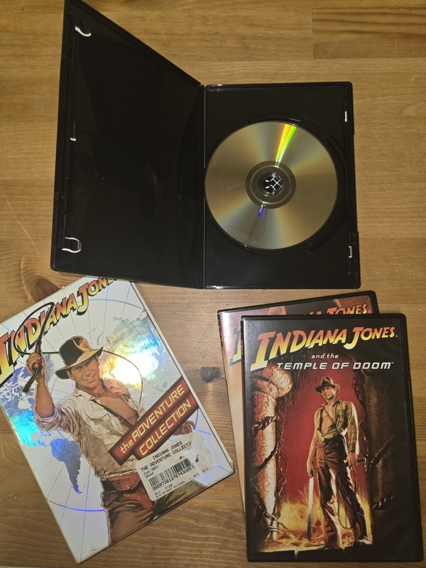 Indiana Jones Adventure Collection (DVD) - Temple Of Doom, Last Crusade, Raiders