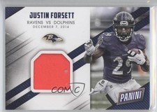 2015 Panini Father's Day Game Dated Materials Justin Forsett #14 1z9