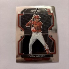 2022 Panini Prizm Cody Wilson RC #94 Washington Nationals Rookie