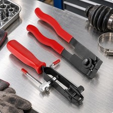 2-teiliges Schlauchschellen-Entfernungswerkzeug Mit Drehbarer Backe,