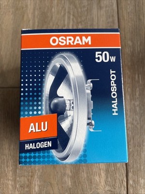 OSRAM Halospot 111 50W Alu G53 FL 24 Grad Strahler Flood Halogen 41835