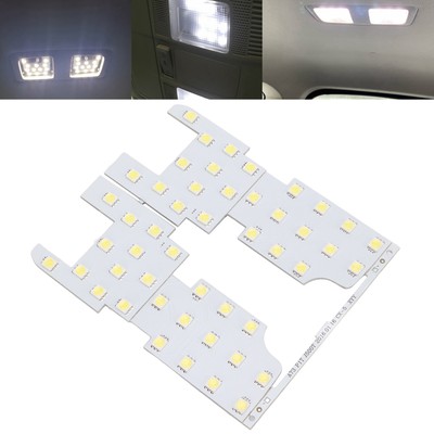 4Pcs Auto Interior Reading Lights 48 LEDs 8000LM White Light Car Dome Light For