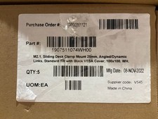 Humanscale M2.1 Adjustable Monitor Arm M21TBW 5 PACK             BRAND NEW 