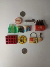 Vintage Coca Cola Assorted Lot of Small Items and More