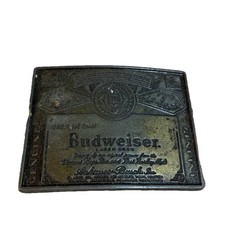 Vintage Budweiser Belt Buckle – Classic Anheuser-Busch Collectible