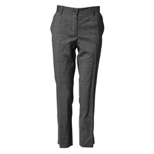 DOLCE & GABBANA Pants Dark Gray Check Tartan VirginWool Dress IT42/US8/M 1000usd