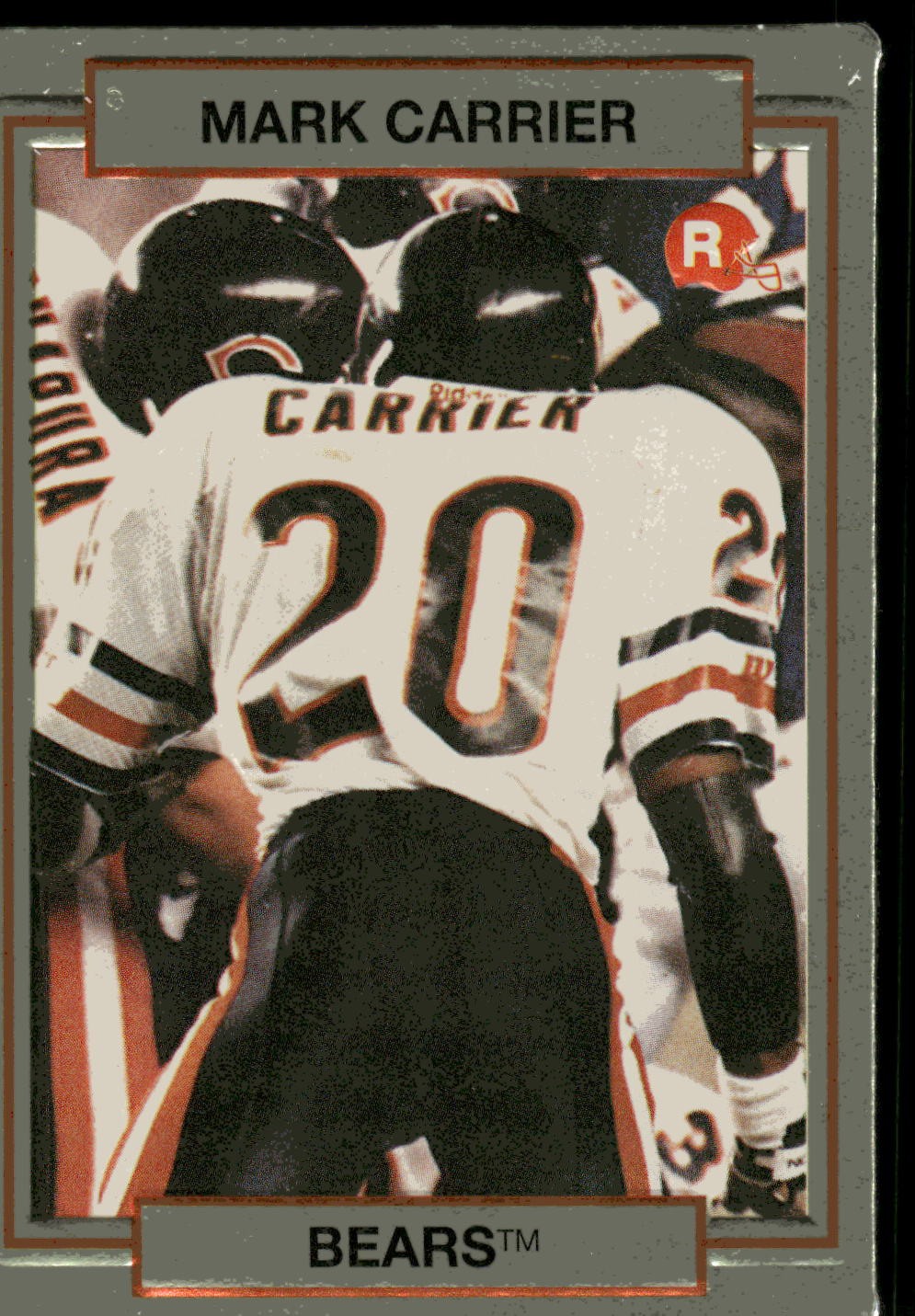 1990 Action Packed Rookie RC/Update #30 Mark Carrier Card