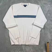 Unbranded Men's White and Cream Jumper