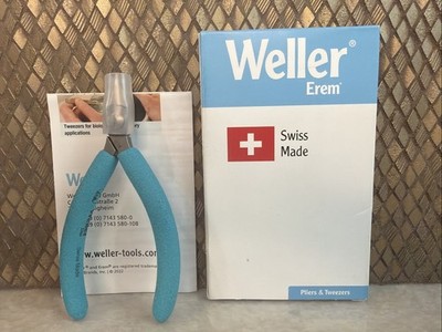 Weller Erem T622N 4-1/2'' Precision Diagonal Full Flush Side Cutting Plier