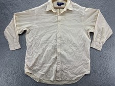 Ralph Lauren Shirt Mens 18 34/35 Yarmouth Long Sleeve Button Up Dress