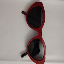 DKNY DK548S Cat Eye Red/Black Plastic Women's Sunglasses 140mm