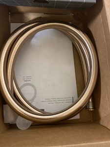 Hansgrohe 28276923 Isiflex Hand Shower Hose, 63", 1/2" Connections, Rubbed Bronz