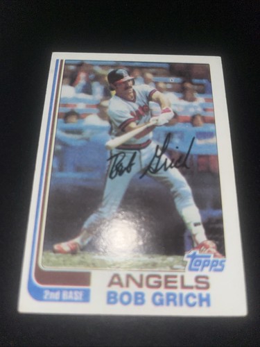 1982 Topps - #284 Bobby Grich California Angels