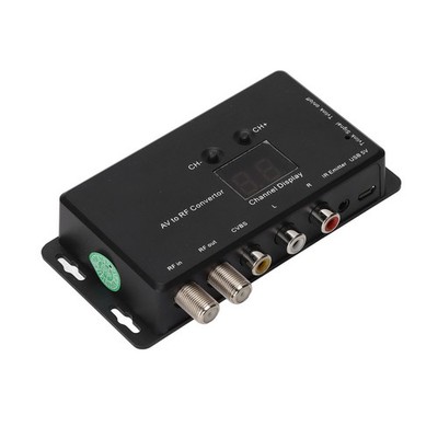 TV Link Modulator Adjustable Support PAL NTSC AV To RF Converter For Set Top SET