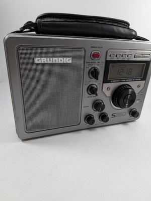 Grundig S350 AM FM Shortwave World Receiver Radio with AC Adapter