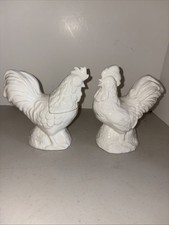 VINTAGE CHATEAU ONEIDA ROOSTER SUGAR & CREAMER CERAMIC SERVER