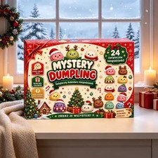 2026 Christmas Squishies Advent Calendar, 24 Days Dumpling Toys Countdown