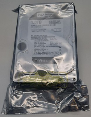 Western Digital Black 1.0TB WD1002FAEX 64MB SATA III 7200 RPM 3.5'' Inch NEW
