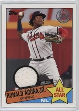 2020 Topps 1985 Topps Baseball All-Stars Relics Ronald Acuna Jr #85ASR-RA 3pz