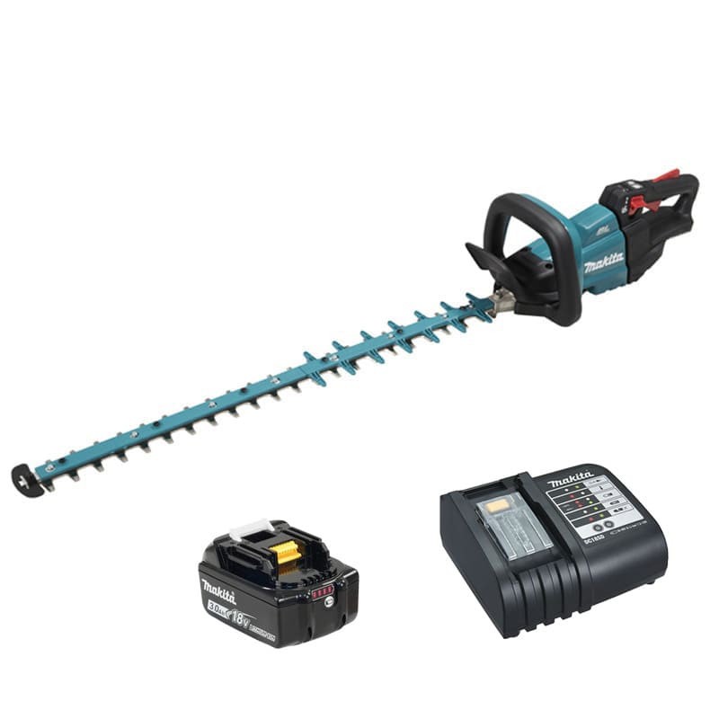 Taille-haie 18V Makita LXT lame 75 cm pour coupe nette sans fil