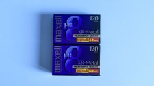NEW Maxell Hi 8 Digital8 XR-Metal 120 Camcorder Tapes Videotape 2 Pack Sealed