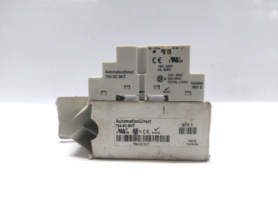AUTOMATIONDIRECT 750-3C-SKT Relaismontage 20A, Max