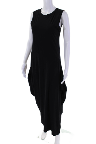 Vestido negro con dobladillo asimétrico sin mangas Marithe & Francois Girbaud para mujer talla 6 - Imagen 2 de 6