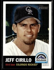 2002 Topps Heritage #63 Jeff Cirillo : Night Variation SP